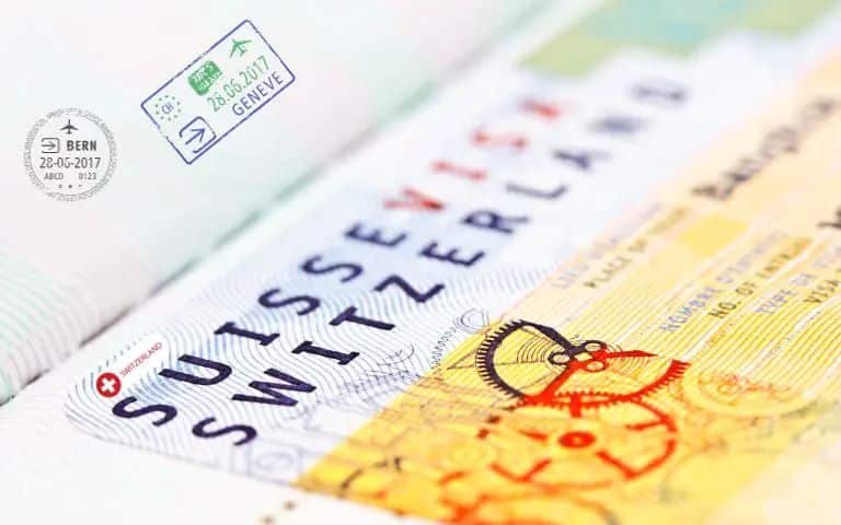 Các loại visa Thụy Sĩ