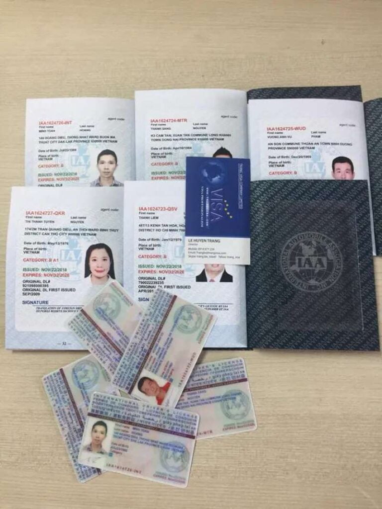 Dịch vụ xin bằng lái xe quốc tế