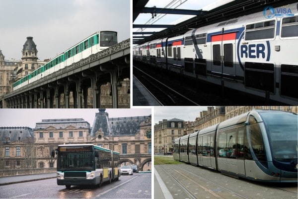 Hệ thống giao thông công cộng tại Paris