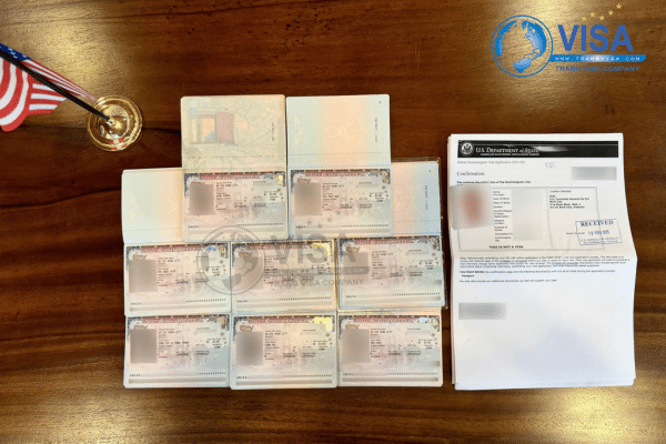 Hình ảnh visa Mỹ. Nguồn Trang Visa