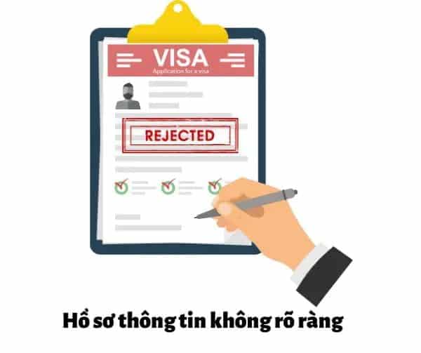 Hồ sơ thông tin không rõ ràng là nguyên nhân khiến bạn trượt visa Úc