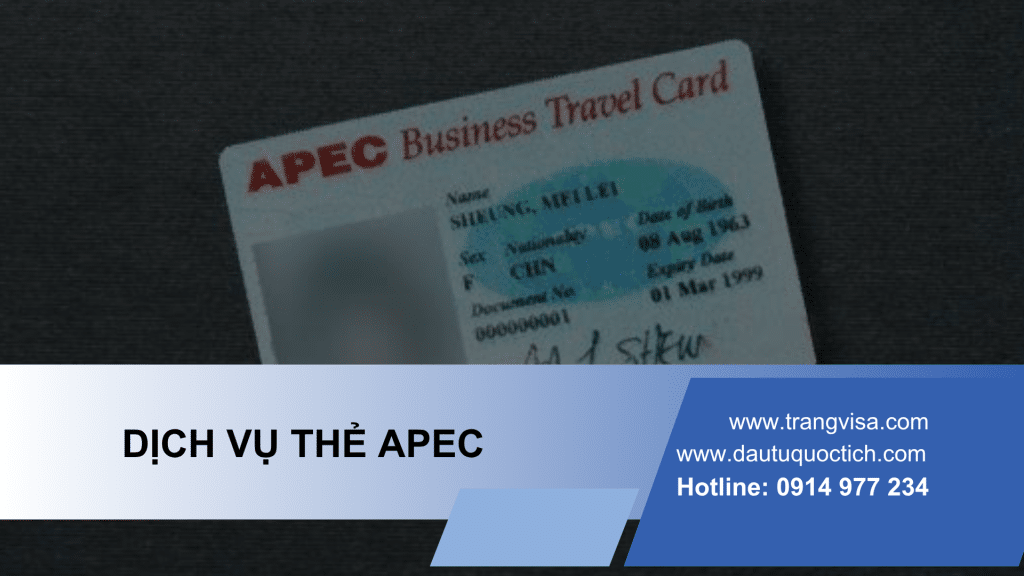 Dịch vụ làm thẻ APEC